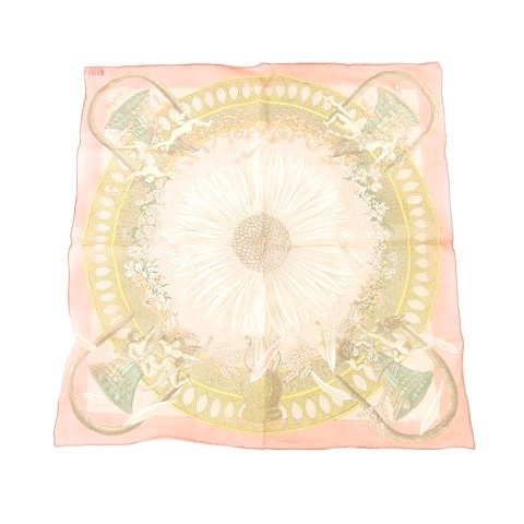 エルメス HERMES 美品 カレ45 Je T 