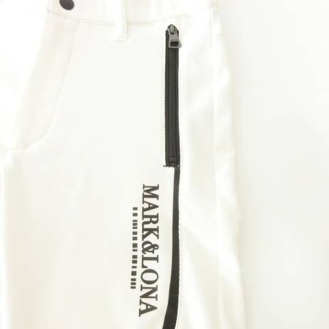 マーク＆ロナ MARK&LONA MCM-3C-AT51 パンツ ロゴ ストレッチ ジップ
