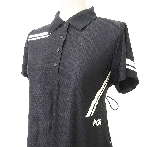 パーリーゲイツ PEARLY GATES PGG 美品 トリコット ジャガード