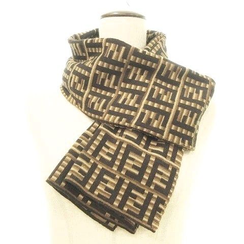 FENDI フェンディ ズッカ柄マフラー ストール イタリア製 フェンディ