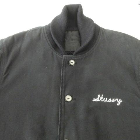 ステューシー STUSSY N-1 デッキ ジャケット 長袖 ワンポイント 裏ボア 