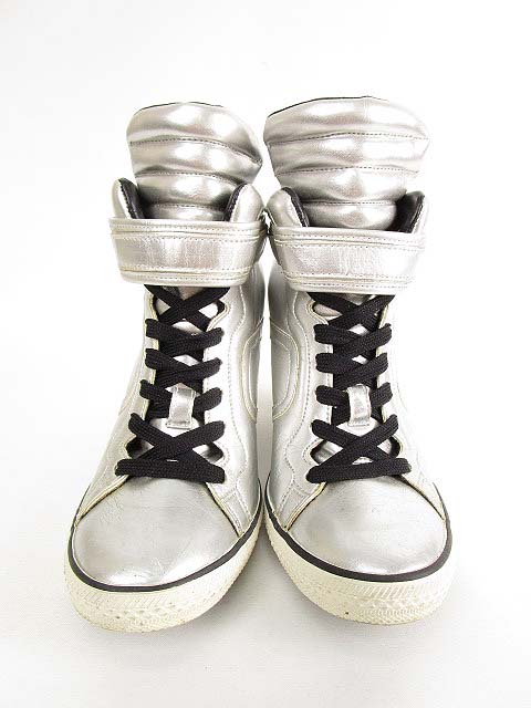 エスペランサ Esperanza ヒール スニーカー ブーツ ウェッジソール L シルバー レディース 053 ベクトルパーク