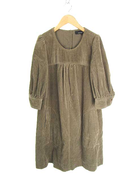イザベルマラン ISABEL MARANT ワンピース コーデュロイ ミニ丈 7分袖 