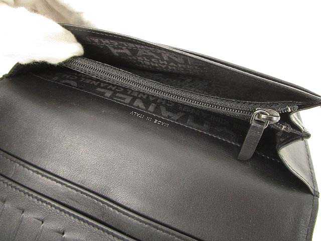 シャネル CHANEL 長財布 ロングウォレット 2つ折り ラムスキン