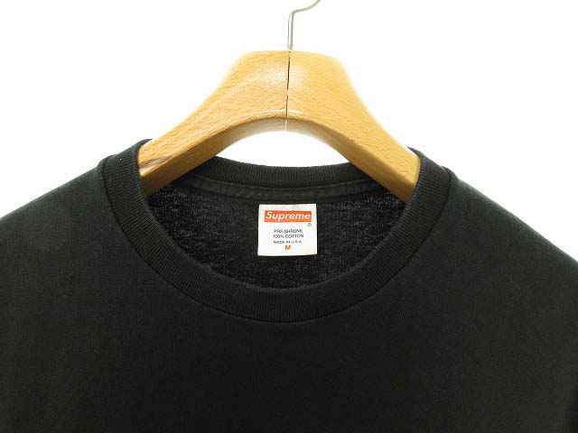 シュプリーム SUPREME Box Logo Tee ボックスロゴ Tシャツ 黒×黒 M 