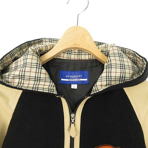 バーバリーブルーレーベル BURBERRY BLUE LABEL スタジャン ジップ 