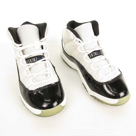 ナイキ Nike Air Jordan 11 Retro Concord エアジョーダン 11 キッズ スニーカー 18cm ホワイト ブラック 107 キッズ 053 ベクトルパーク