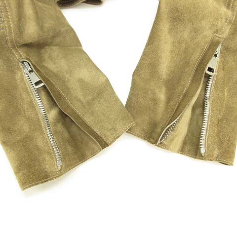 GUCCI ベージュレザーライダージャケット GUCCI ベージュレザーライダージャケット