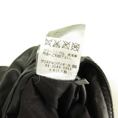 ディオールオム Dior HOMME ラムレザー ショート ジャケット ディオールオム Dior HOMME ラムレザー ショート ジャケット