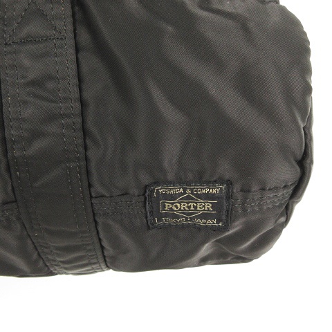 PORTER TANKER　タンカー ドラムバッグ  ミニボストン  ブラックS TANKER(タンカー) DRUM BAG | 吉田カバンホームページ | YOSHIDA