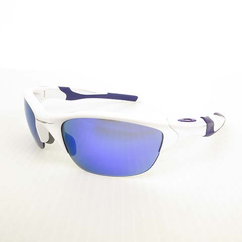OAKLEY スポーツサングラス ホワイト/パープル オークリーレーダーパス