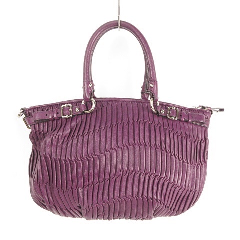 コーチ COACH マディソン ギャザードレザー 18620 ハンドバッグ 2way 
