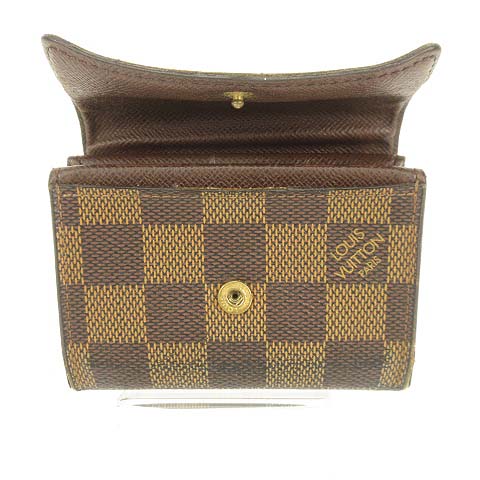 ルイヴィトン LOUIS VUITTON ダミエ エベヌ ポルトモネ プラ N61930  
