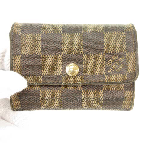 ルイヴィトン LOUIS VUITTON ダミエ エベヌ ポルトモネ プラ N61930  
