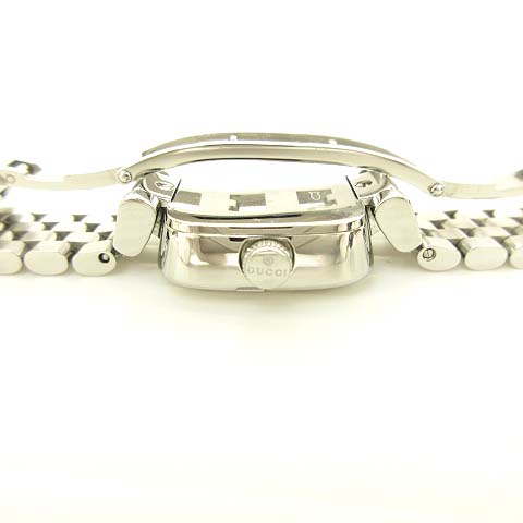 グッチ GUCCI 125.5 G型 クオーツ 腕時計 アナログ パープル シルバー