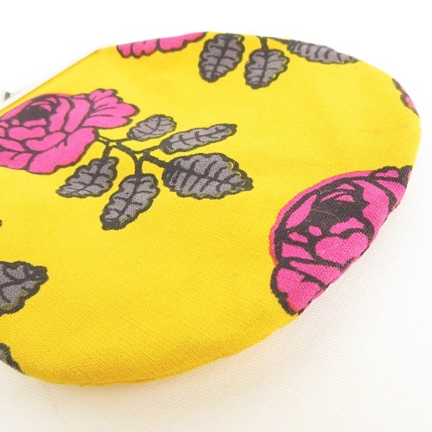 マリメッコ Marimekko Vihkiruusu ヴィヒキルース 田舎の薔薇 Pieniサイズ がま口ポーチ 小銭入れ コインケース バラ 花柄 イエロー 黄 山吹色 ピンク 美品 レディース 053 ベクトルパーク マリメッコ Marimekko Vihkiruusu ヴィヒキルース 田舎の薔薇 Pieniサイズ がま口ポーチ 小銭入れ コインケース バラ 花柄 イエロー 黄 山吹色 ピンク 美品 レディース 053 ベクトルパーク