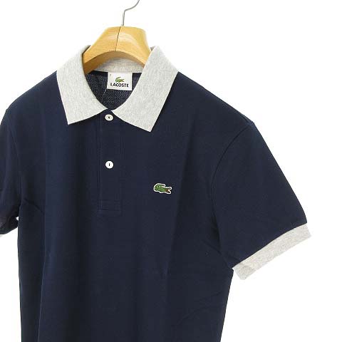 【新品未使用美品】LACOSTE ネイビー ポロシャツ Lサイズ LACOSTE ネイビー ポロシャツ サイズ2 - メルカリ