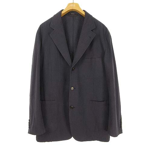 エルメス HERMES シングル 3B テーラード ジャケット コットン シア 
