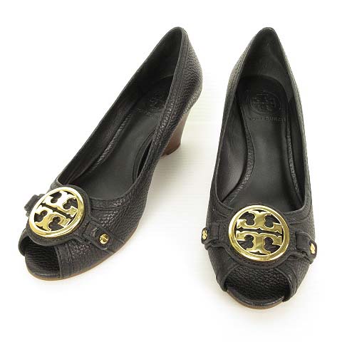 トリーバーチ TORY BURCH オープントゥ ウェッジソール パンプス 