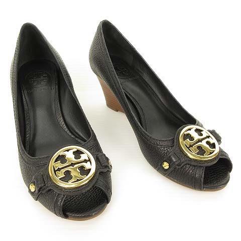 TORY BURCH トリーバーチ ウェッジソール パンプス ブラック 6.5