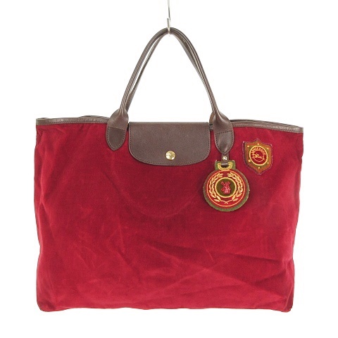 ロンシャン LONGCHAMP FUNTAISY トートバッグ ファンテジー ベロア 