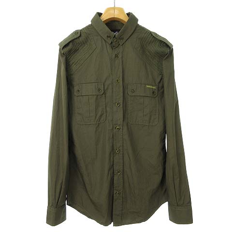 ディー&ジー ドルガバ ドルチェ&ガッバーナ D&G ミリタリー シャツ  