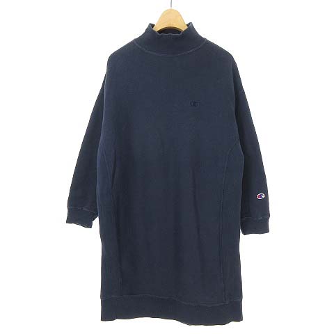 チャンピオン Champion モックネック リバースウィーブ ロング スウェット シャツ ワンピース トレーナー M ネイビー レディース 053 ベクトルパーク チャンピオン Champion モックネック リバースウィーブ ロング スウェット シャツ ワンピース トレーナー M ネイビー レディース 053 ベクトルパーク