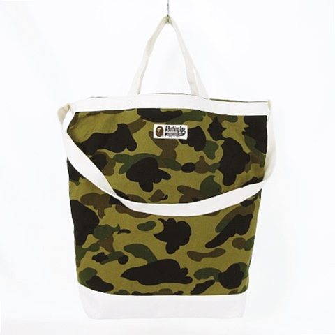 アベイシングエイプ A BATHING APE CAMO CANVAS TOTE BAG トートバッグ