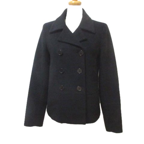 セオリー Theory ピーコート Pコート ウール アンゴラ 黒 ブラック 2 M レディースファッション Ibs47 X レディース 053 ベクトルパーク