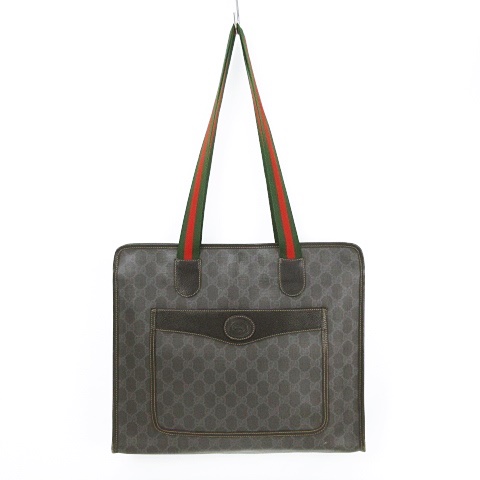 グッチ GUCCI シェリーライン トートバッグ オールドグッチ GGマーク 