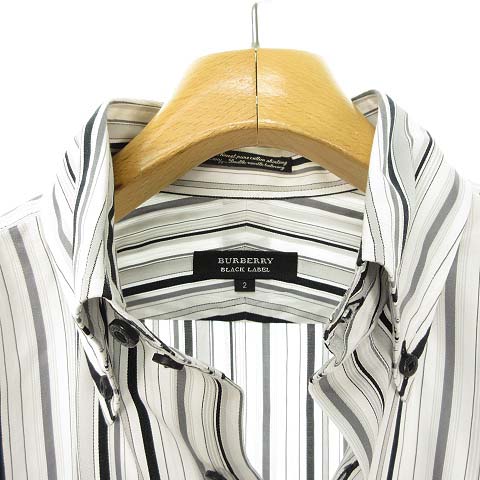バーバリーブラックレーベル BURBERRY BLACK LABEL マルチ ストライプ 