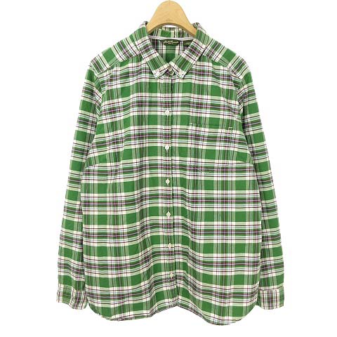 エディーバウアー Eddie Bauer コットン チェック シャツ トップス