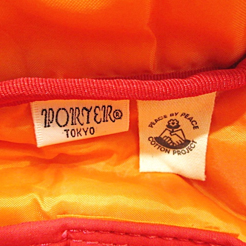 ポーター× haco! for PBP ウエストバッグ コラボ限定レッド ポーター PORTER × haco! for PBP PEACE BY PEACE COTTON