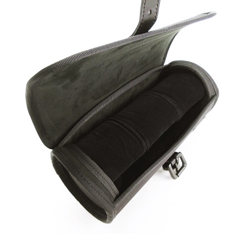 ポーター Porter Jackroad Collaboration Original Watch Case ジャックロード コラボ オリジナル ウォッチケース 腕時計ケース 収納ケース 携帯用 筒型 ナイロン ブラック 黒 美品 ユニセックス メンズ レディース 053 ベクトルパーク