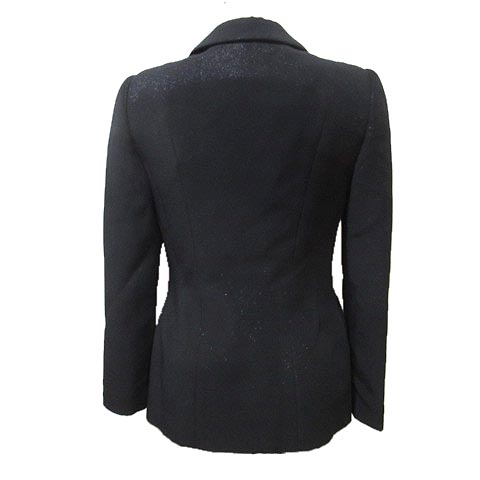 ジョルジオアルマーニ GIORGIO ARMANI パンツスーツ 黒 ブラック ラメ  