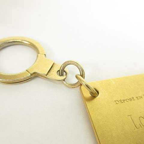 Louis Vuitton ゴールドロゴキーホルダー Louis Vuitton ロゴキーホルダー ゴールド ルイ ヴィトン Louis