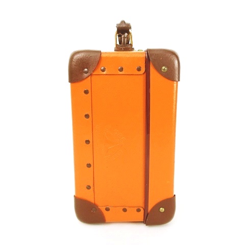 グローブトロッター Globe Trotter センテナリー 9インチ ミニトロッター ミニトランク ボックスバッグ ハンドバッグ ブラウン オレンジ 茶 ユニセックス メンズ レディース 053 ベクトルパーク