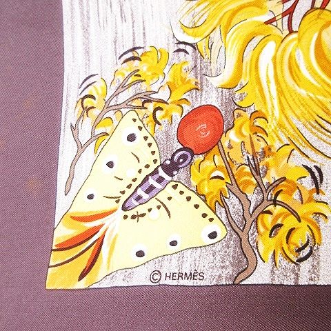 エルメス HERMES Kuggor tree クガールツリー カレ90 スカーフ  