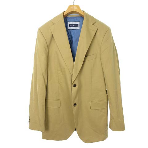 トミーヒルフィガー Tommy Hilfiger コットン ツイル テーラード ジャケット ブレザー 50 ベージュ メンズ 053 ベクトルパーク
