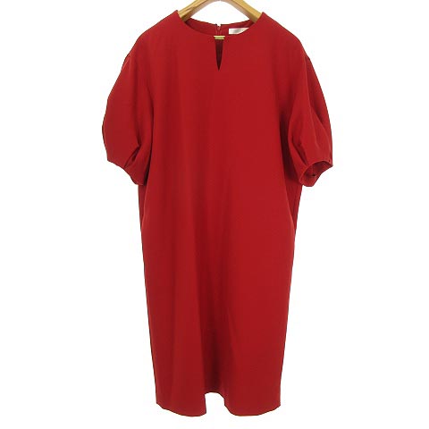 ドゥクラッセ Doclasse ライトwクロス コクーンワンピース 赤 9 レディース 053 ベクトルパーク