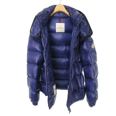 極美品 モンクレール ダウンジャケット ワッペン フード BERRE ベール モンクレール MONCLER BERRE ベール ダウン ジャケット フード付き 2