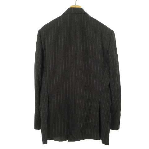 グッチ GUCCI ダブル テーラード ジャケット ブレザー ストライプ 52 