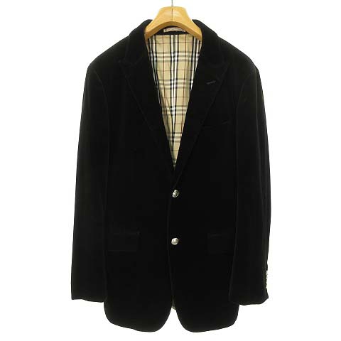 バーバリーブラックレーベル BURBERRY BLACK LABEL ベロア ベルベット
