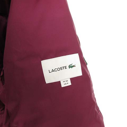 未使用品 ラコステ LACOSTE BH340EL ピケ ダウン ジャケット パーカー 