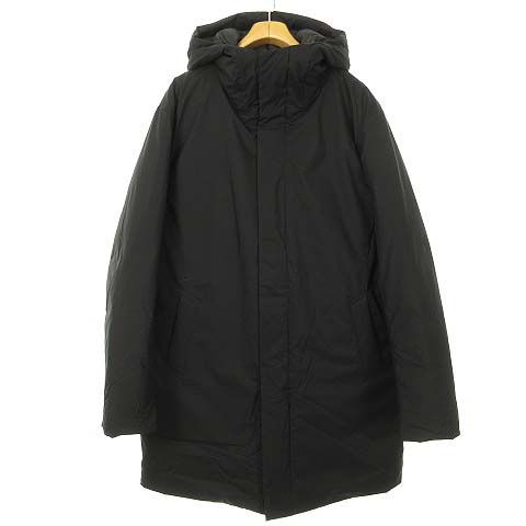 未使用品 ラコステ LACOSTE BH460EL ロング ダウン コート フーデット 