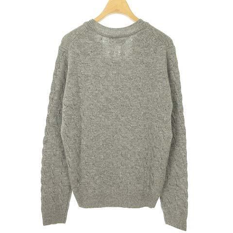 未使用品 ラコステ LACOSTE AH781EL 変形 ケーブル柄 Vネック