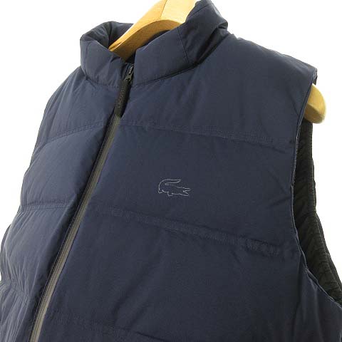 Lacoste ラコステ ネイビー ダウンベスト サイズ FR50 US M LACOSTE 