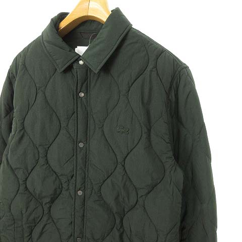 未使用品 ラコステ LACOSTE BH8416L パッカブル キルティング ボタン 