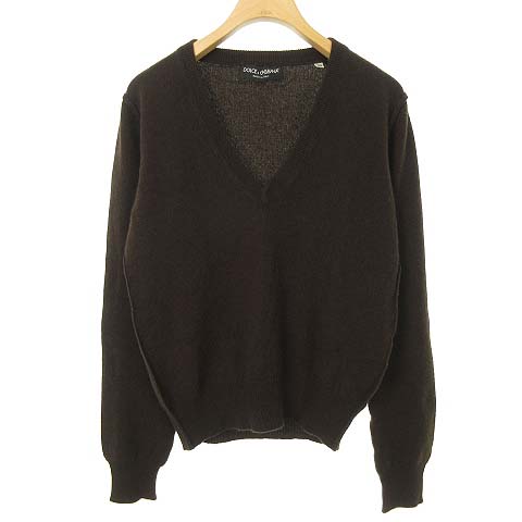 ドルチェ&ガッバーナ ドルガバ DOLCE&GABBANA カシミヤ ニット Vネック  