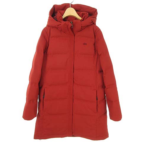 未使用品 ラコステ LACOSTE BF123EL 鹿の子地 ダウン コート 